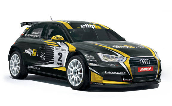 Belgian Audi Club Team WRT met twee Audi's A1 quattro in de Trophée Andros